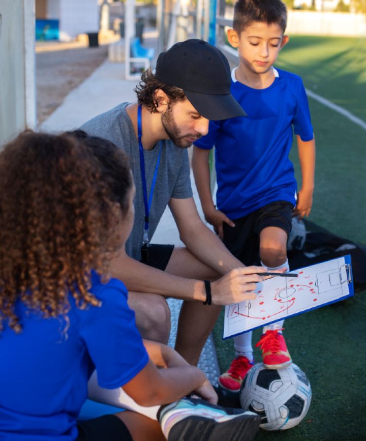 Football academy training and multi-ground student management